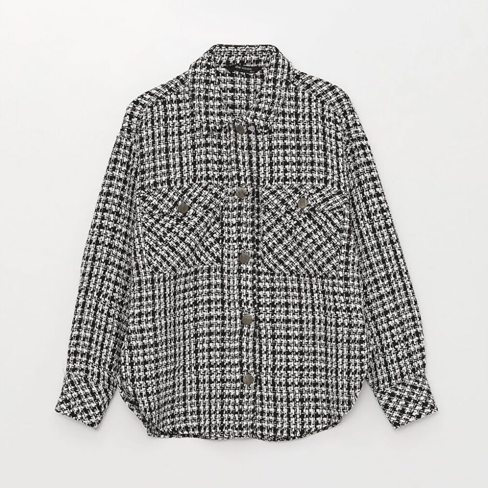 Classic BLACK Shirt Jacket - Image 3